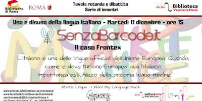 Uso e disuso della lingua italiana - Il caso Frontex Uso e disuso della lingua italiana - Il caso Frontex