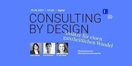 Primaire afbeelding van World Industrial Design Day: Consulting by design.