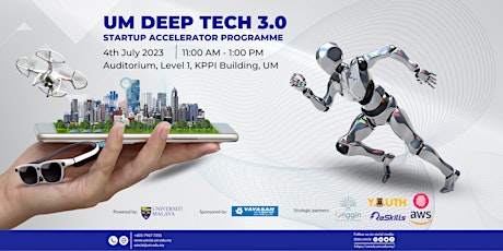 Imagen principal de UM Deep Tech (UMDT) Startup Accelerator Programme 3.0