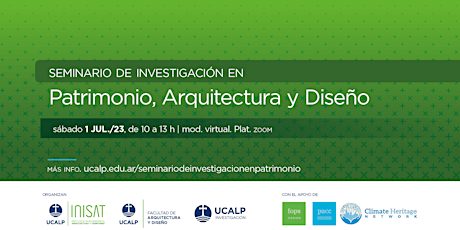 Primaire afbeelding van II Seminario de Investigación en Patrimonio, Arquitectura y Diseño 2023