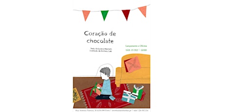 Imagem principal de Sessão de Lançamento e Oficina Infantil do livro Coração de Chocolate-Porto