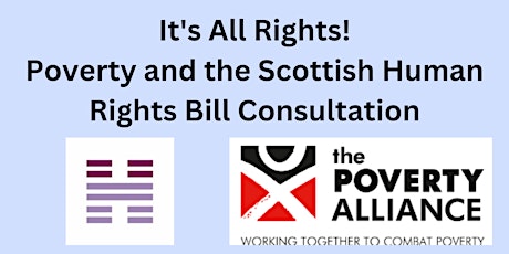 Imagem principal do evento It’s All Rights: Poverty and the Scottish Human Rights Bill Consultation