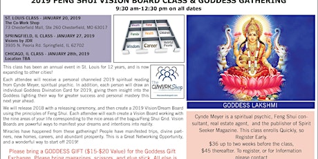 2019 Feng Shui Vision Board Class & Goddess Gathering primary image