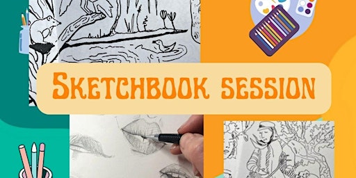 Free weekly sketchbook session - live sketch along - Hosted on Youtube Live primary image