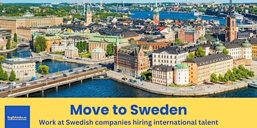 Imagem principal do evento Move to Sweden - Job search workshop for Talent Visa and EU Blue Card