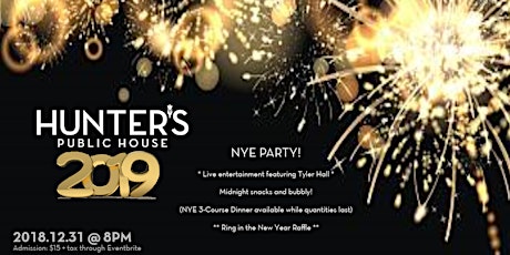 Hunter's NYE 2018 Party primary image