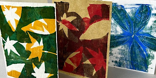 Gelli Plate Printing Inspired by Nature   with Elaine Chu - Online primary image