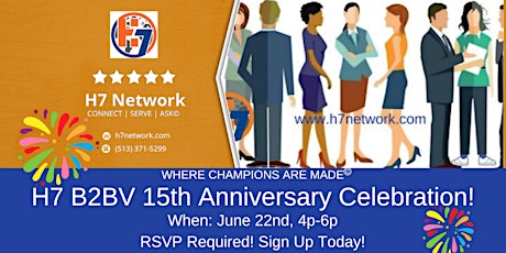 H7 Network 15th Anniversary Celebration! (Fischer's IN) primary image