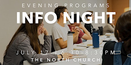 Evening Programs Info Night primary image