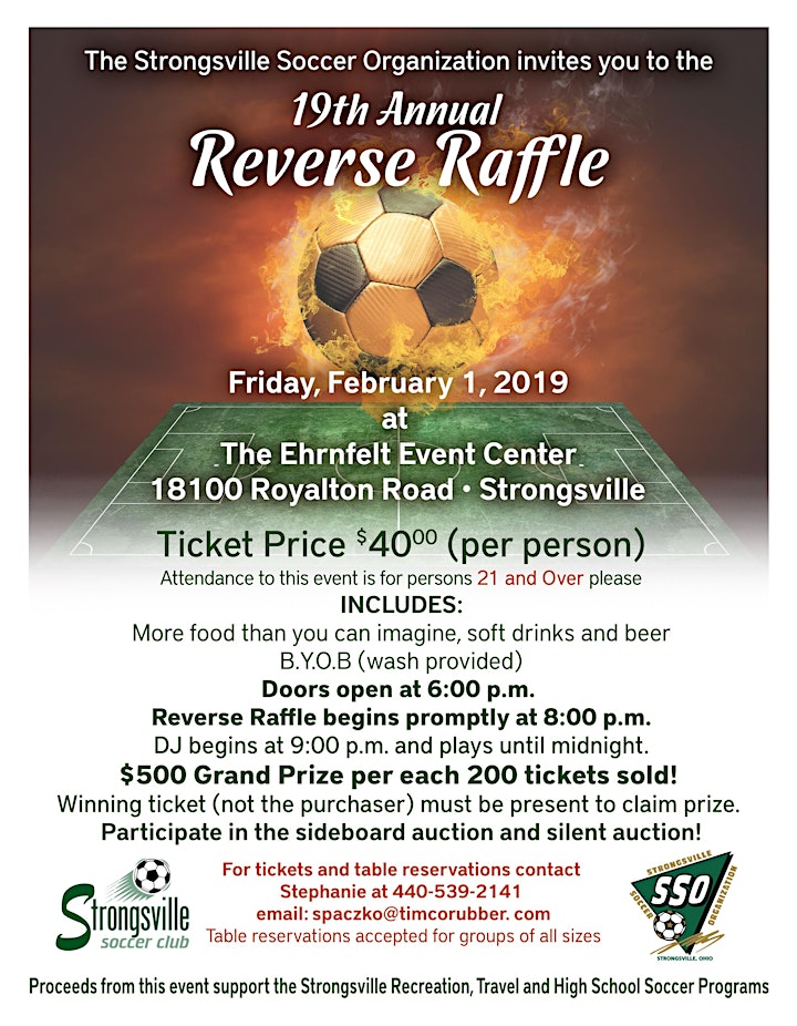 19th Annual Reverse Raffle image