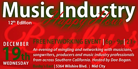 SCMIP Music Industry Happy Hour 12th Edition