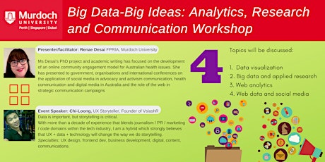 Big Data-Big ideas: Analytics, Research and Communication Workshop
