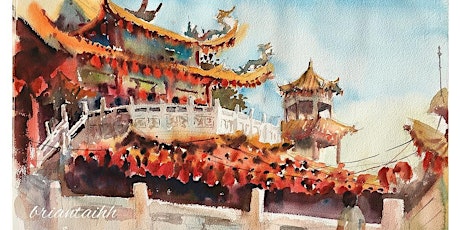 Watercolour Landscape Basic Workshop (Chinese New Year Theme) primary image