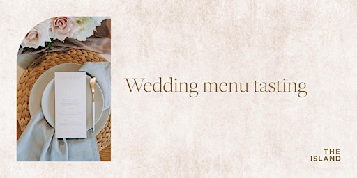 Image principale de Wedding Menu Tasting