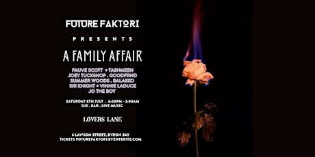 Imagen principal de Future Faktori Presents - A Family Affair