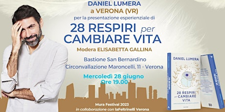 Conferenza con Daniel Lumera a Verona (VR): 28 Respiri per Cambiare Vita primary image