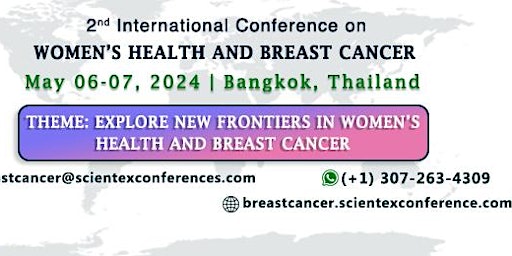 Primaire afbeelding van 2nd International Conference on Women's Health and Breast Cancer