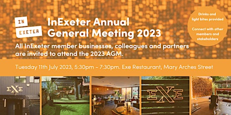 InExeter Annual General Meeting (AGM) primary image