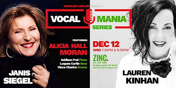 Vocal Mania Series: Janis Siegel & Lauren Kinhan ft. Alicia Hall Moran