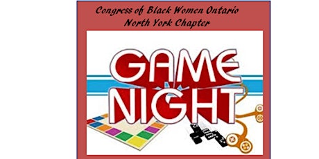 Congress of Black Women - North York Chapter Holiday Games Night primary image