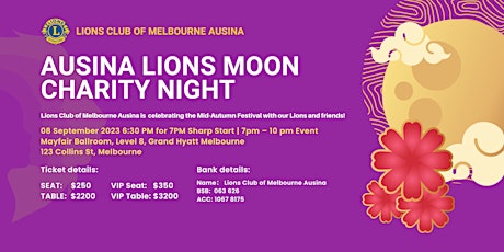 Hauptbild für Ausina Lions Moon Charity Night