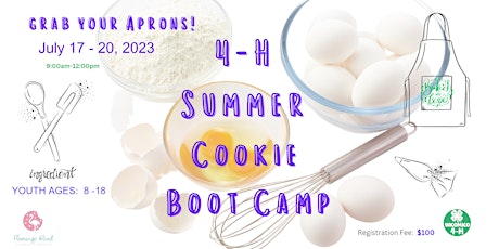 Imagen principal de Wicomico 4-H Summer Cookie Baking Boot Camp