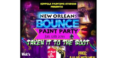 New Orleans Bounce Paint Party Arlington January Saturday 12 2019