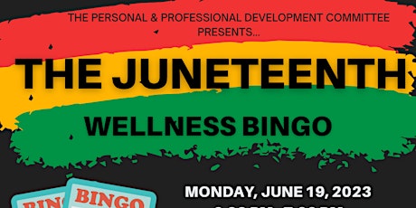 Hauptbild für The Juneteenth Wellness Bingo