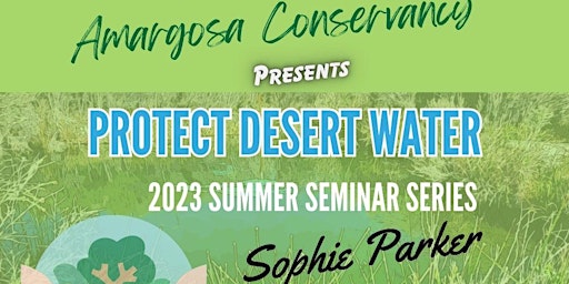 2023 Summer Series: Conservation Legacy of the Basin by Sophie Parker primary image