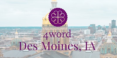 Imagem principal do evento 4word: Des Moines Fundraiser Happy Hour