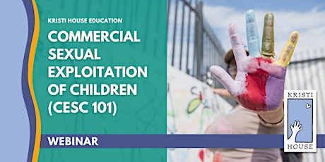Webinar: Commercial Sexual Exploitation of Children (11.16.23) primary image