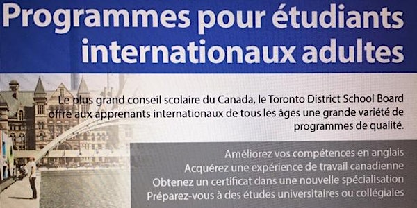Séance d'information sur les stages et séjours linguistiques au Canada