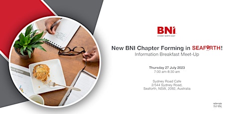 New BNI Chapter Forming in Seaforth!  primärbild