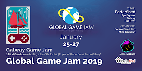 Global Game Jam 2019 at PorterShed, Galway primary image