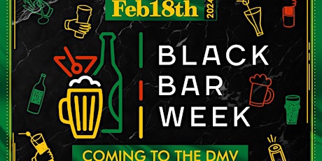 Imagem principal do evento Black Bar Week DC