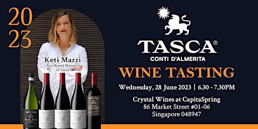 Crystal Wines Presents: Tasca d'Almerita Wine Tasting primary image