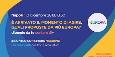 Incontro con Chiara Maiorino - +Europa Incontro con Chiara Maiorino - +Europa