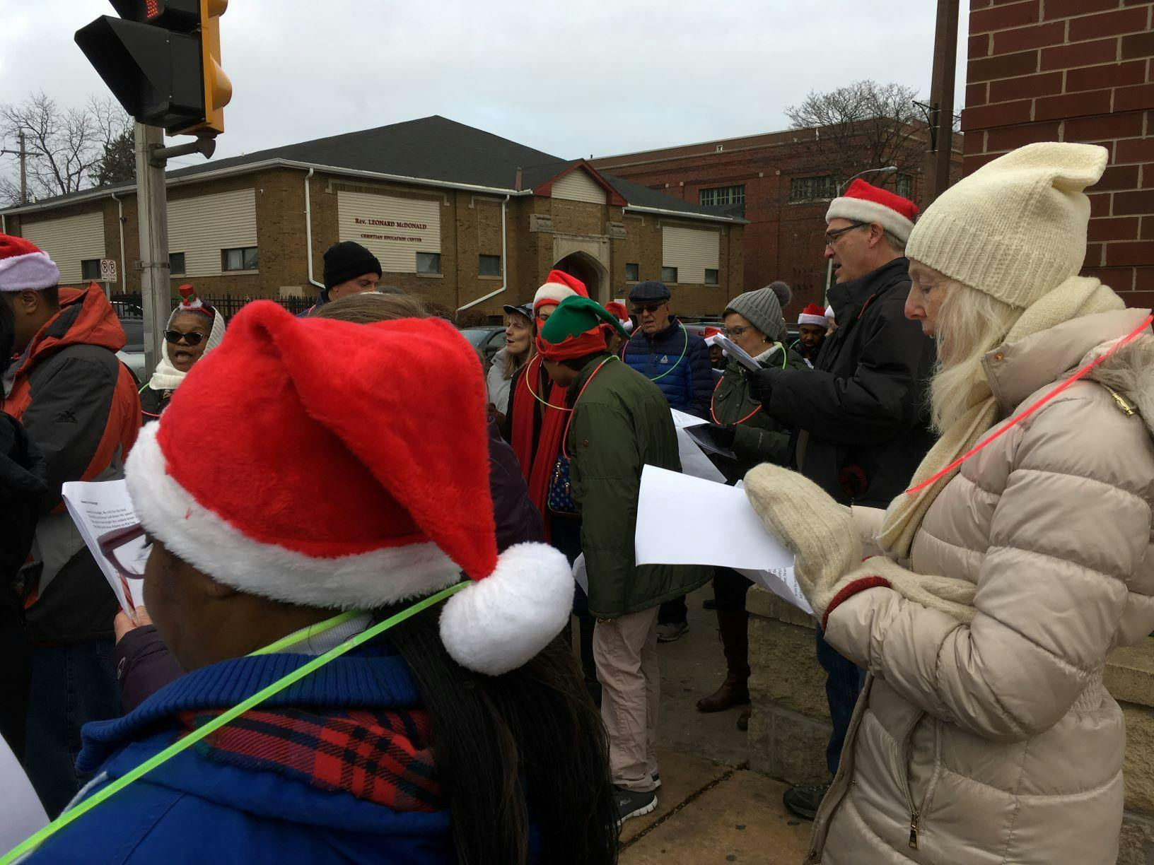 Caroling on North Ave + Holiday Market