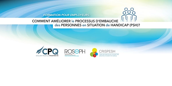 Formation PSH du mardi 12 mars : Saint-Jérôme - 9 h à 16 h