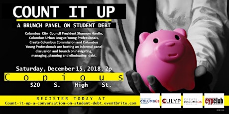 Count It Up: A Brunch & Panel on Student Debt primary image