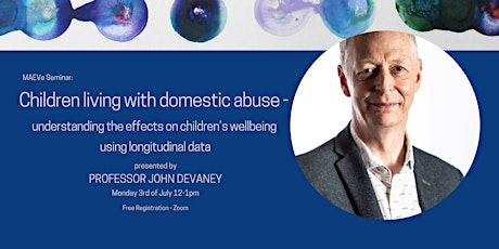 Hauptbild für Children living with domestic abuse