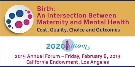 2020 Mom Annual Forum Webcast-Birth: An Intersection between Maternity and Mental Health primary image