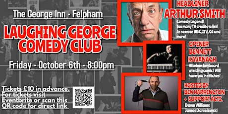 Imagem principal do evento Laughing George Comedy Club - 6th October 2023