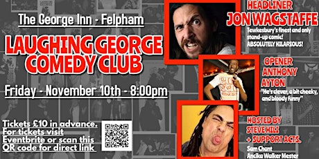 Imagem principal do evento Laughing George Comedy Club - 10th November 2023