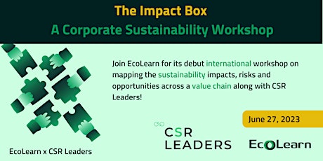 Image principale de The Impact Box - A Corporate Sustainability Workshop