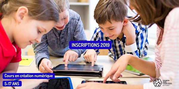 COURS EN CRÉATION NUMÉRIQUE / session hiver-printemps 2019