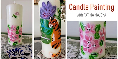 Hauptbild für Paint & Sip: Candle Painting (Wine included)