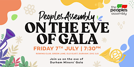 Peoples Assembly on the eve of the Gala  primärbild
