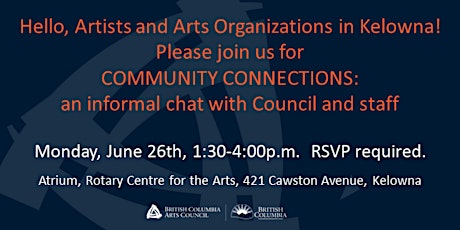 BC Arts Council: Community Connections primary image