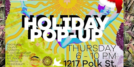 Holiday Pop Up! Free music+Local Vendors+Amazing Artists primary image